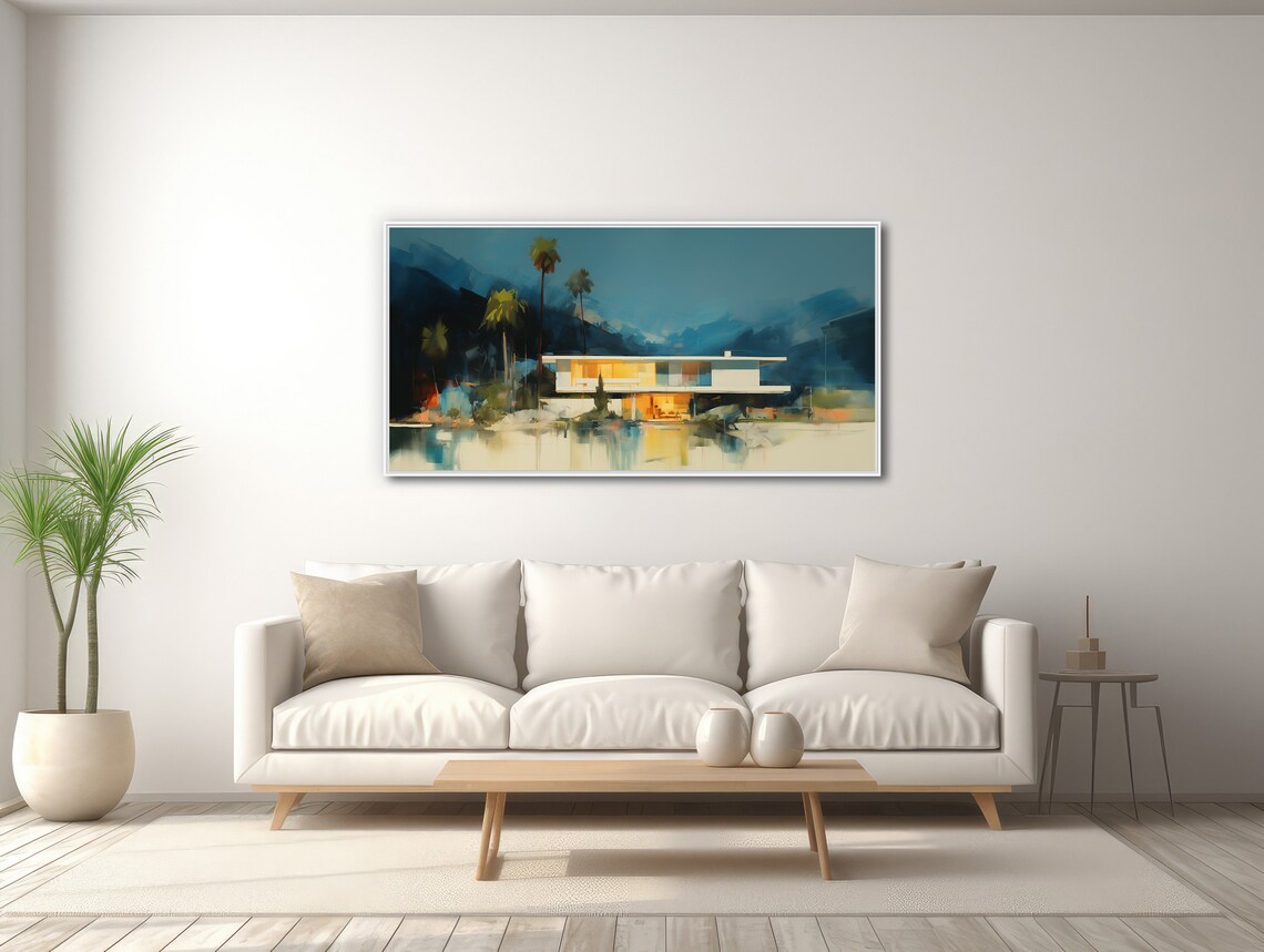 Palm Springs Retro Mid-Century Architecture Art Print - Image 3