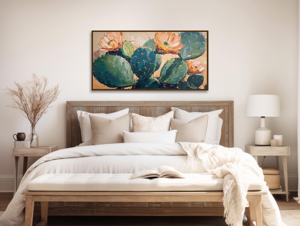 Southwestern Cactus, Vintage Mid-Century Art Print - Image 2