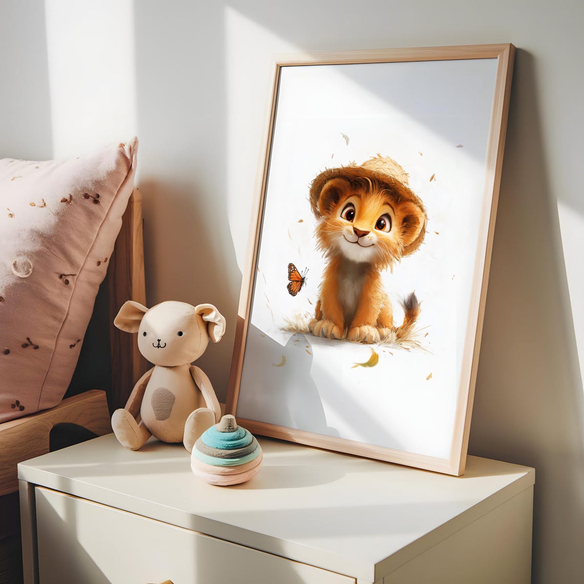Baby Tiger Nursery Art Print