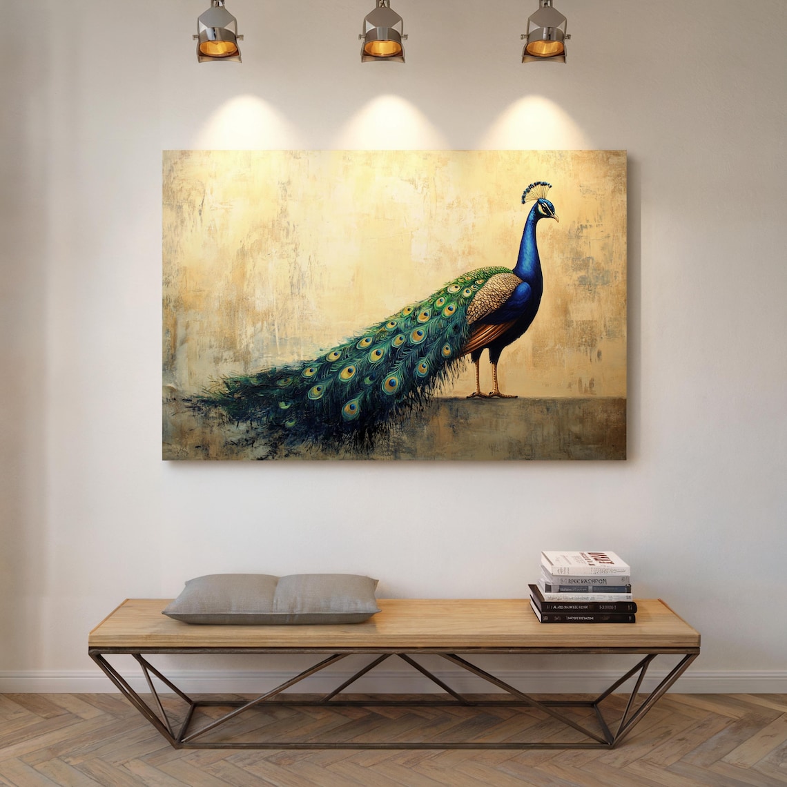 Elegant Peacock Art Print, Luxurious Bird Decor - Image 5