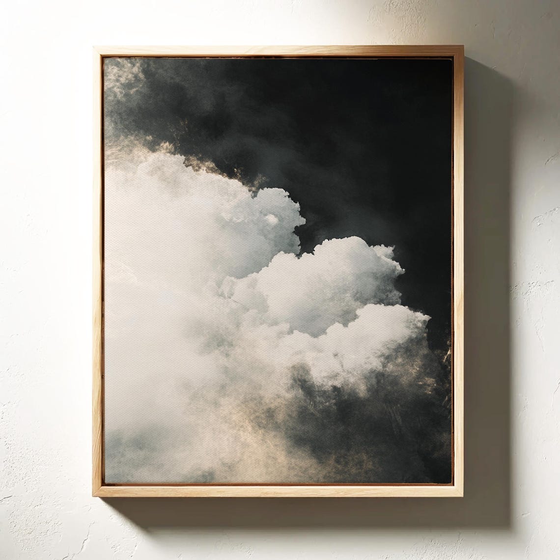 Ethereal Cloudscape Print In Soft Neutral Tones Modern Abstract Wall Art For Calm And Minimalist Home Decor - Image 4