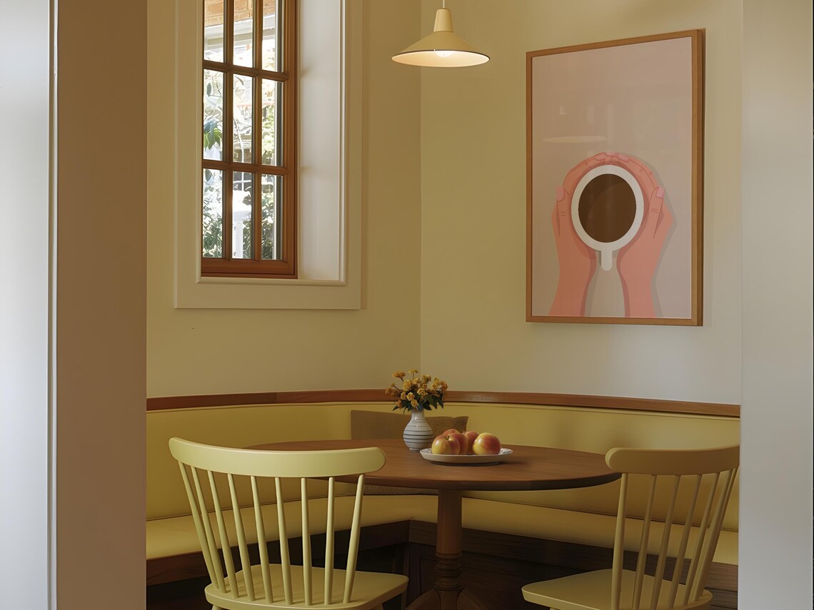 Coffee Cup Wall Art, Minimalist Cozy Kitchen Decor - Image 4