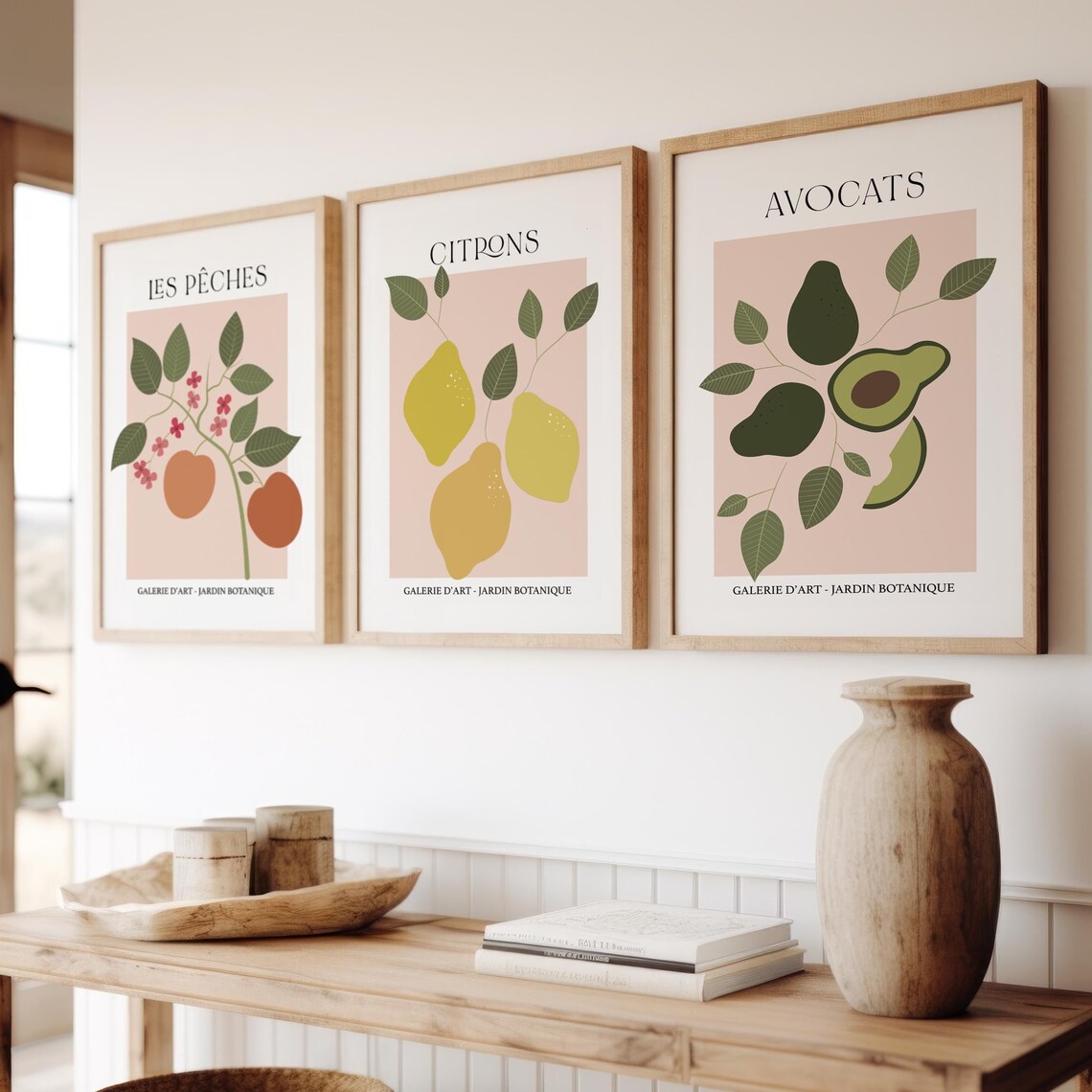Kitchen Fruit Prints Market Print Abstract Art Print