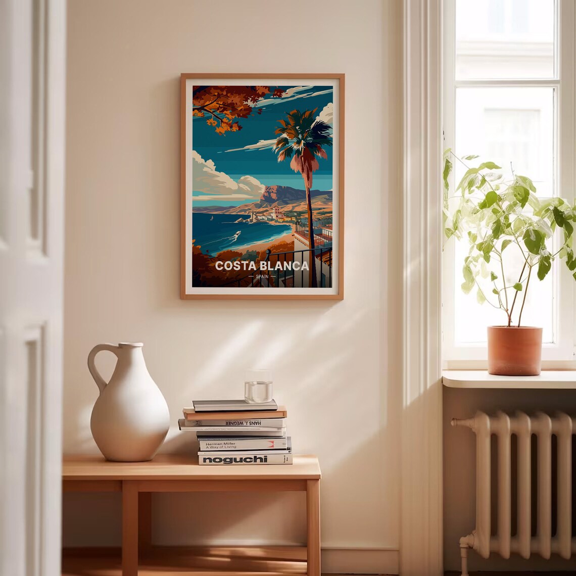 Costa Blanca Travel Poster, Spain Scenic Landscape - Image 4