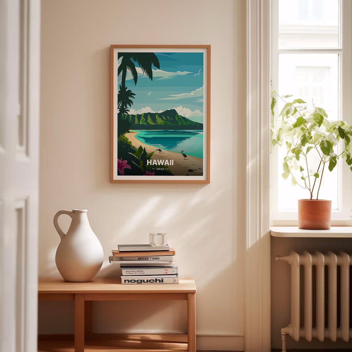 Hawaii Travel Poster, Oahu Scenic Landscape - Image 4