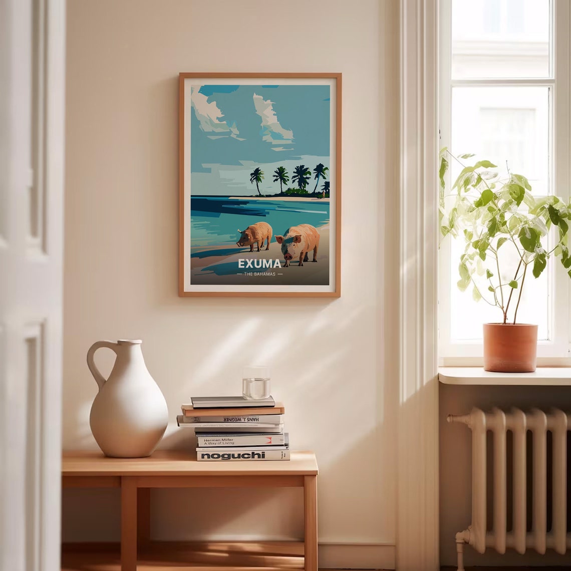 Exuma Bahamas Retro Poster Mid Century Modern Travel Art Caribbean Wall Decor Maximalist Design C20 1096 - Image 4