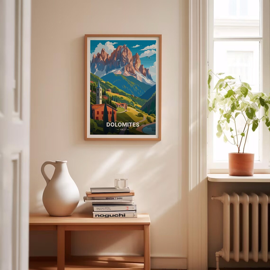 Dolomites Italy Travel Poster, Piave Valley Travel Poster - Image 4