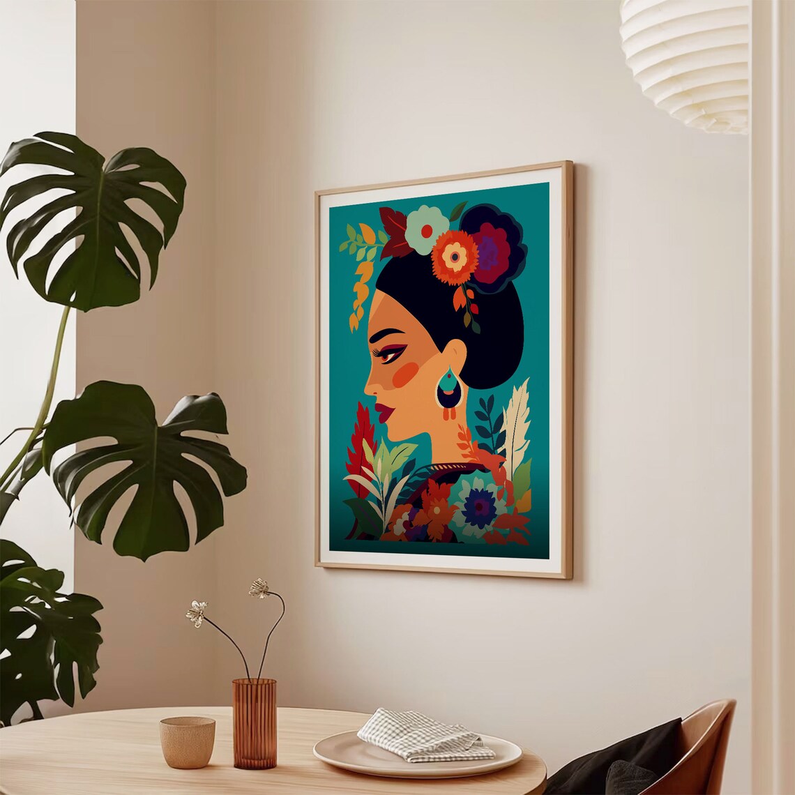 Latina Travel Poster, Eclectic Maximalist Art Print - Image 2