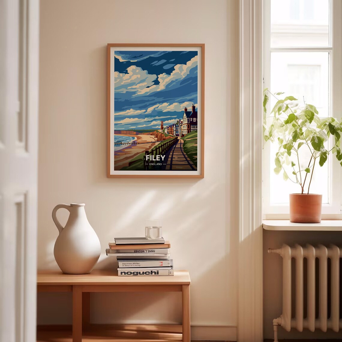 Filey Travel Poster, Yorkshire Coast Wall Art - Image 4