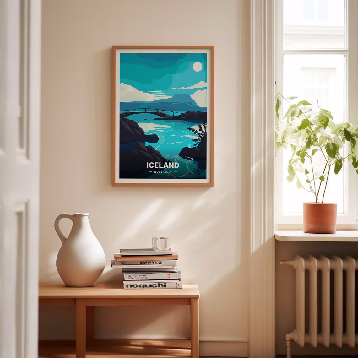 Iceland Blue Lagoon Teal Geothermal Waters Scenic Travel Poster - Image 4