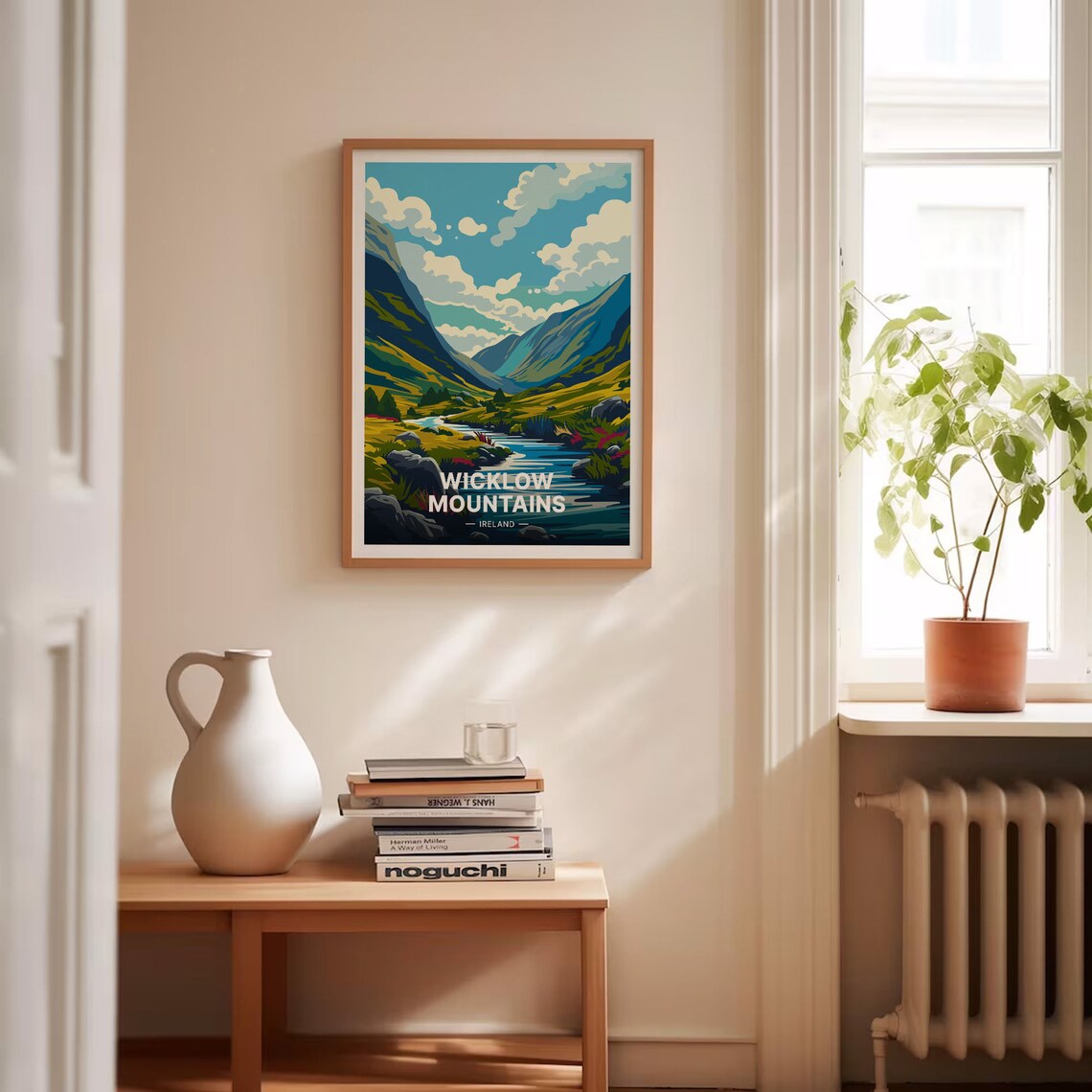 Ireland Travel Poster, Wicklow Mountains Landscape - Image 4