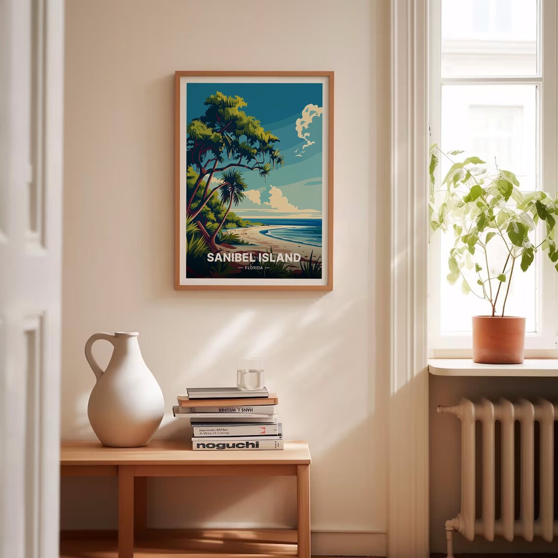 Sanibel Island Florida Tropical Gulf Coast Beach Travel Poster - Image 4