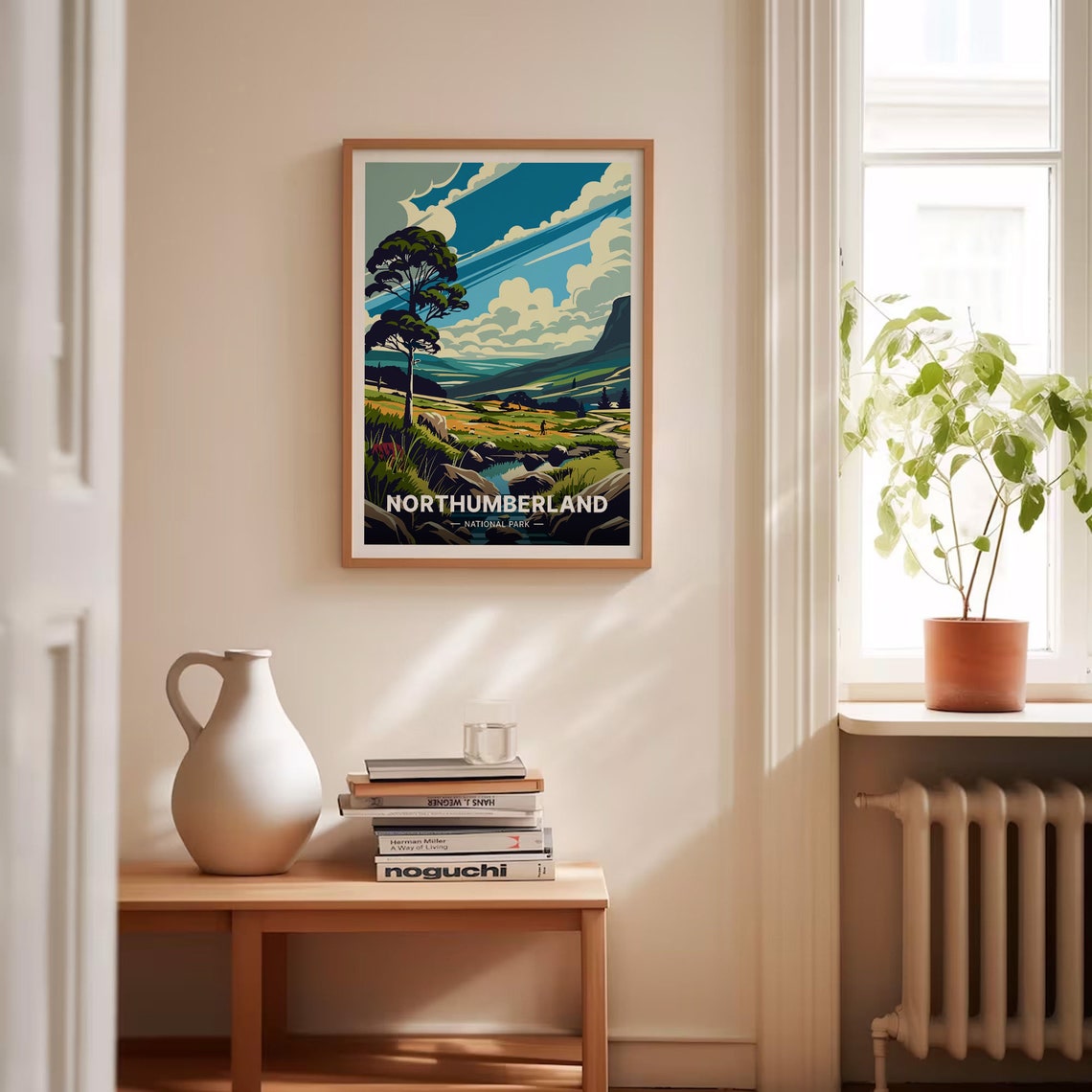 Northumberland National Park Moorland Pine Trail England Poster - Image 4