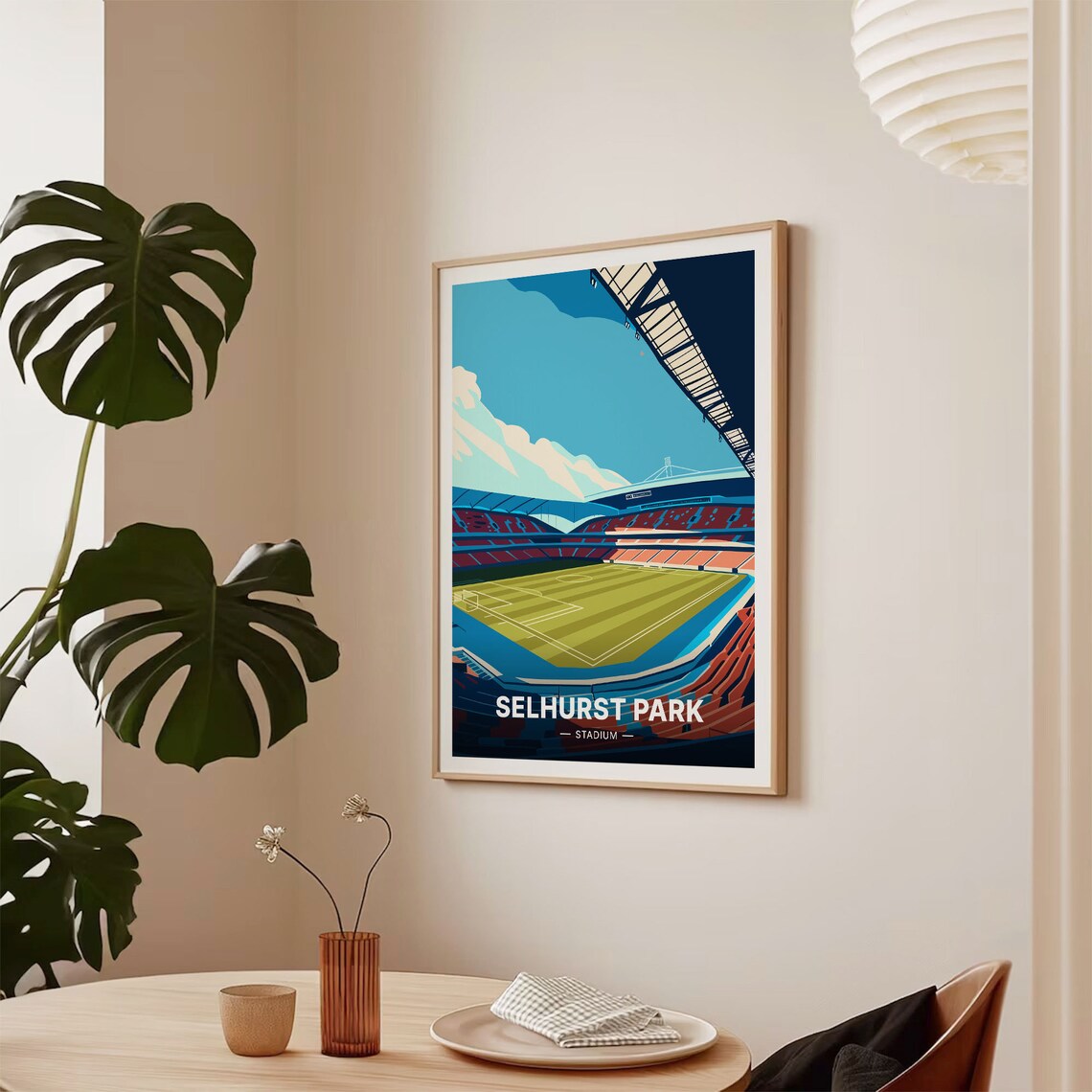 Selhurst Park Stadium Poster, Crystal Palace Football - Image 2
