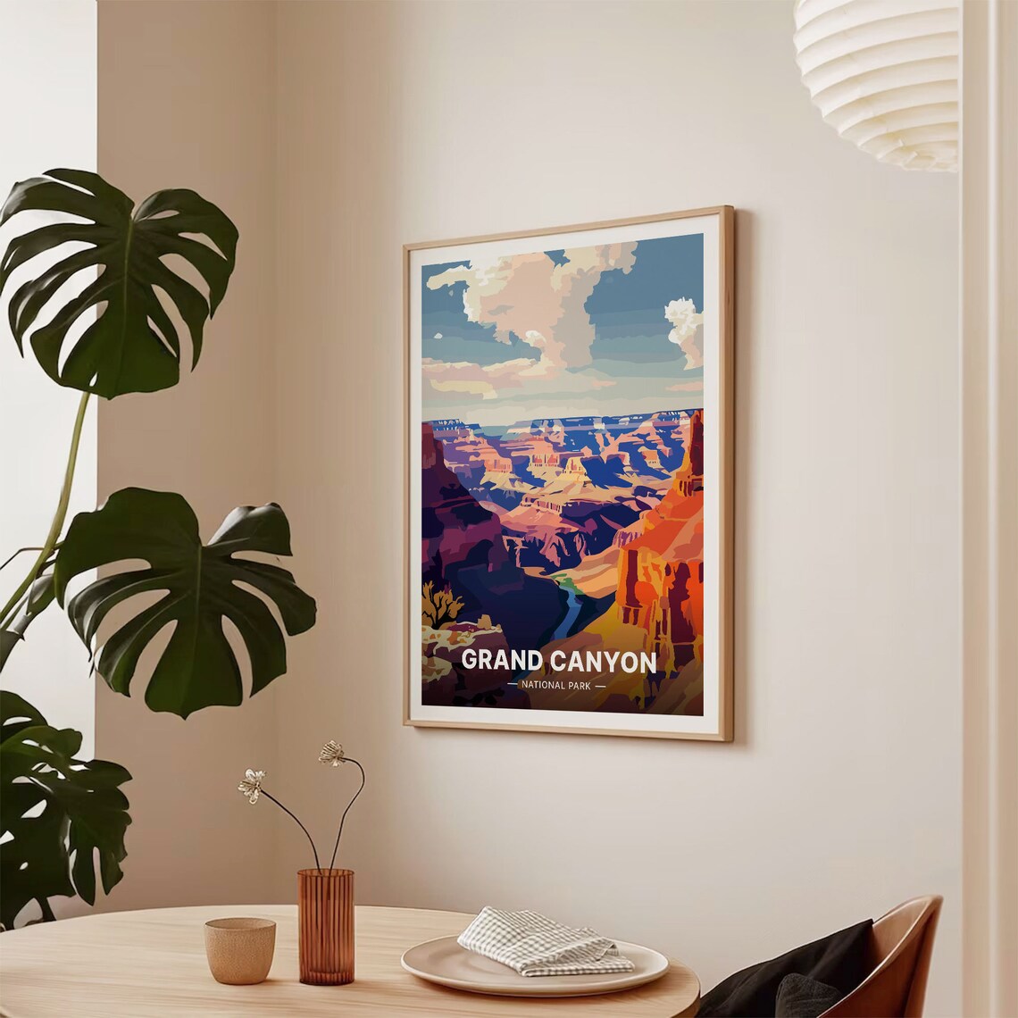 Grand Canyon Travel Poster, Arizona Desert Landscape - Image 2