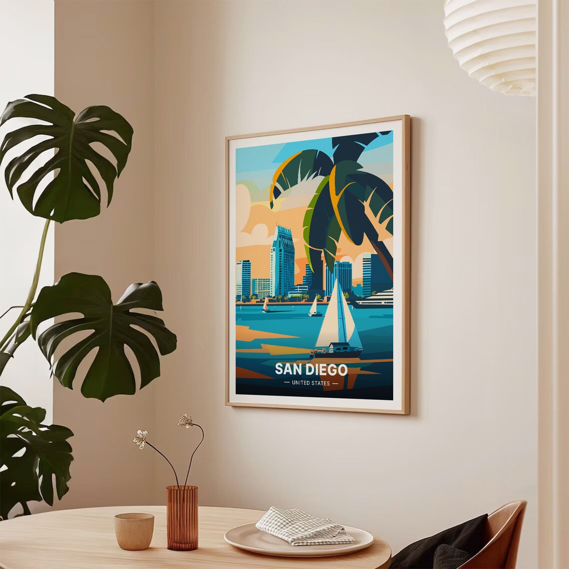 San Diego Travel Poster, California Travel Poster - Image 2