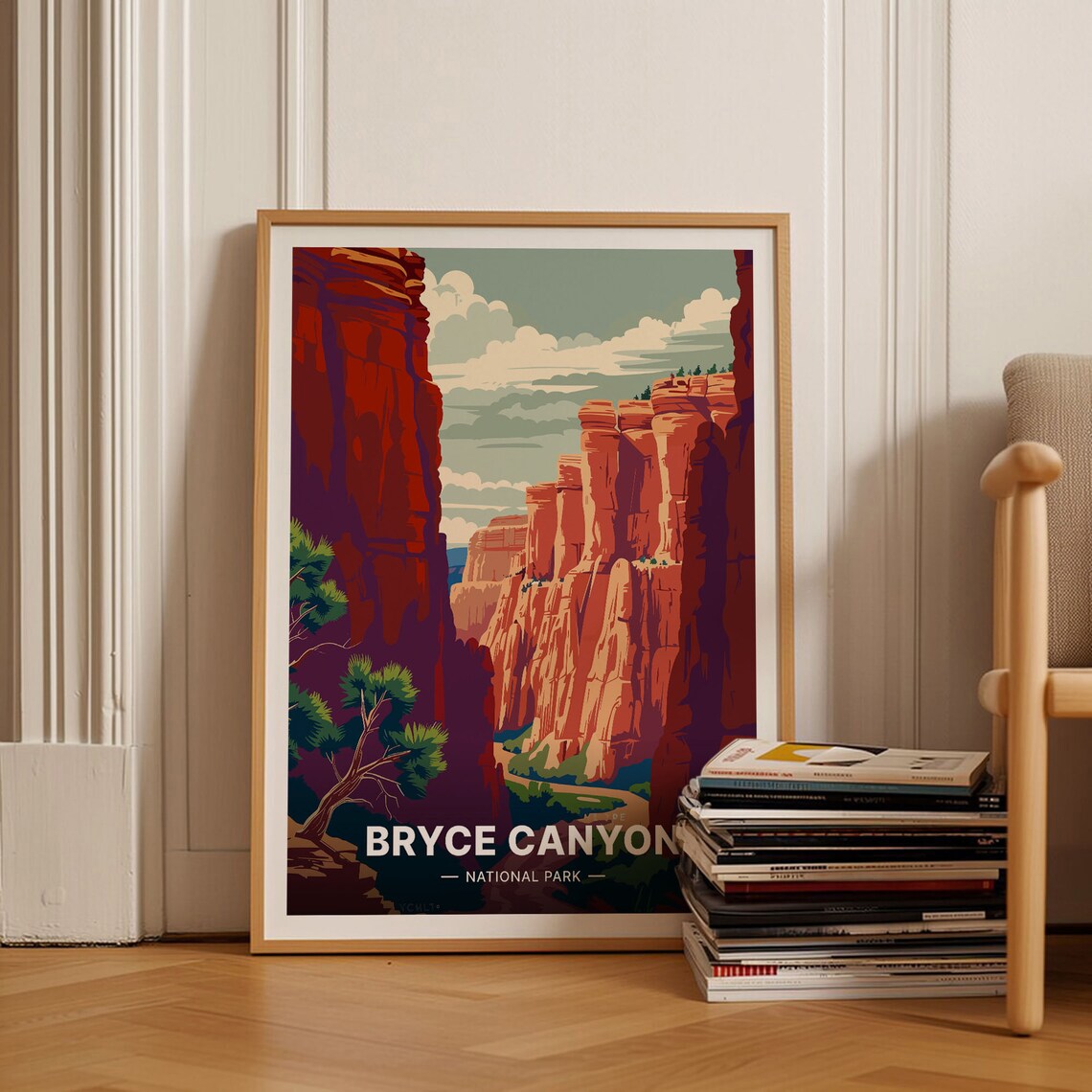 Bryce Canyon National Park Scenic Wall Art Print