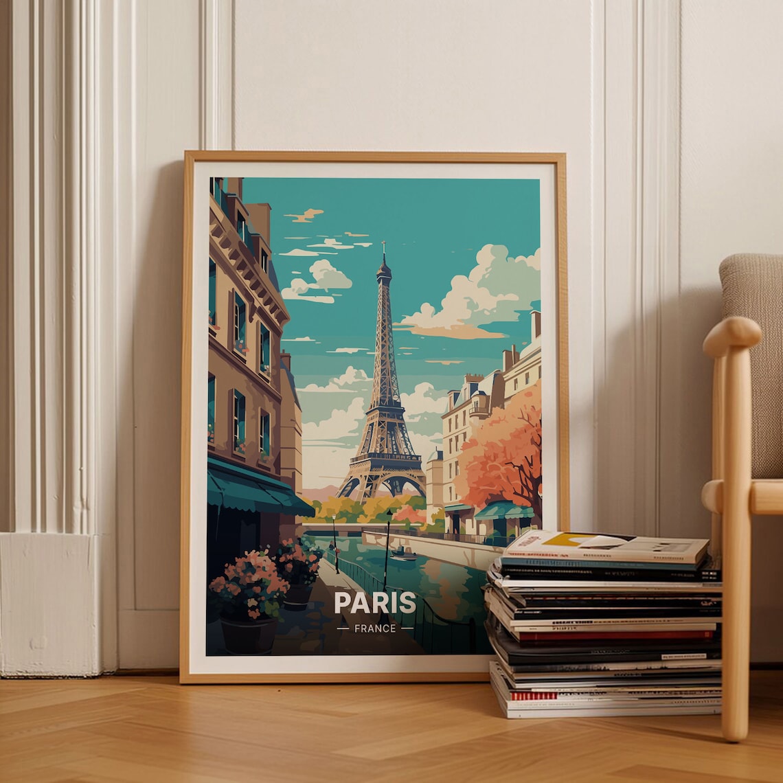 Paris Travel Poster, France Travel Decor