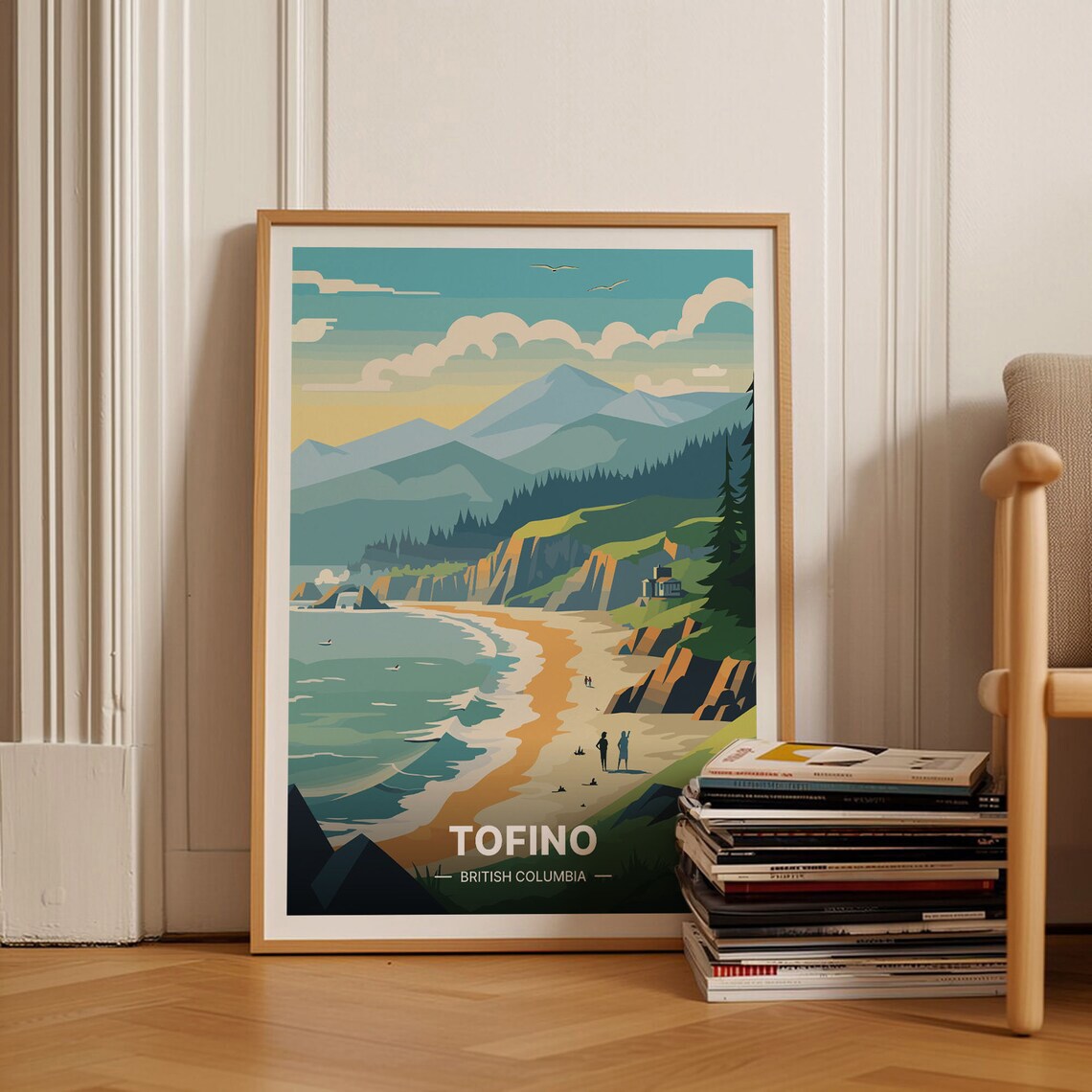 Tofino British Columbia Minimalist Travel Poster