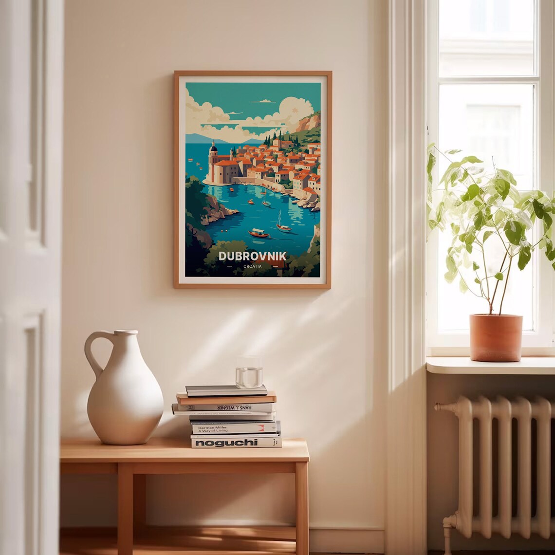 Dubrovnik Travel Poster, Croatia Coastal Landscape - Image 4