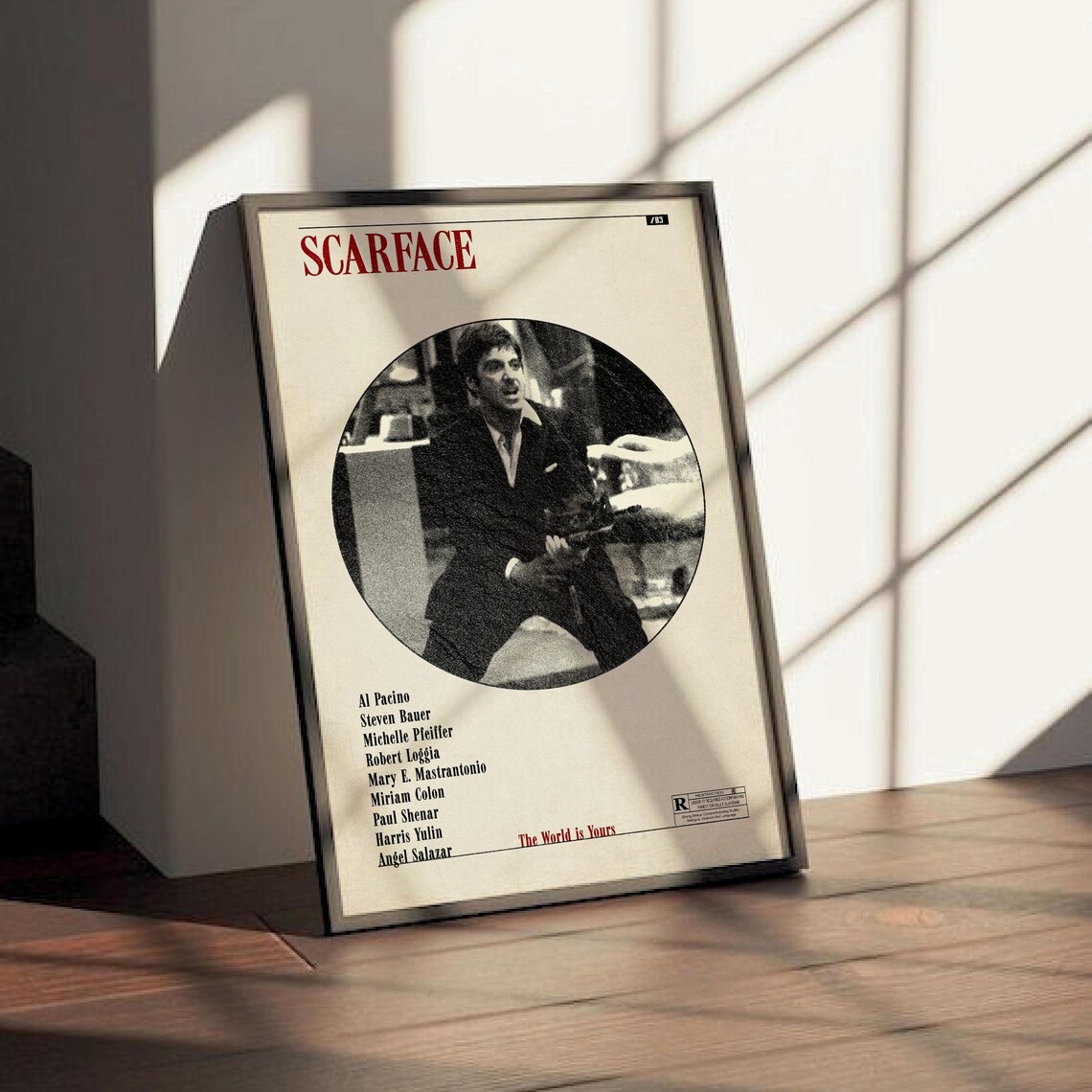 Scarface Al Pacino Minimalist Modern Film Poster - Image 4