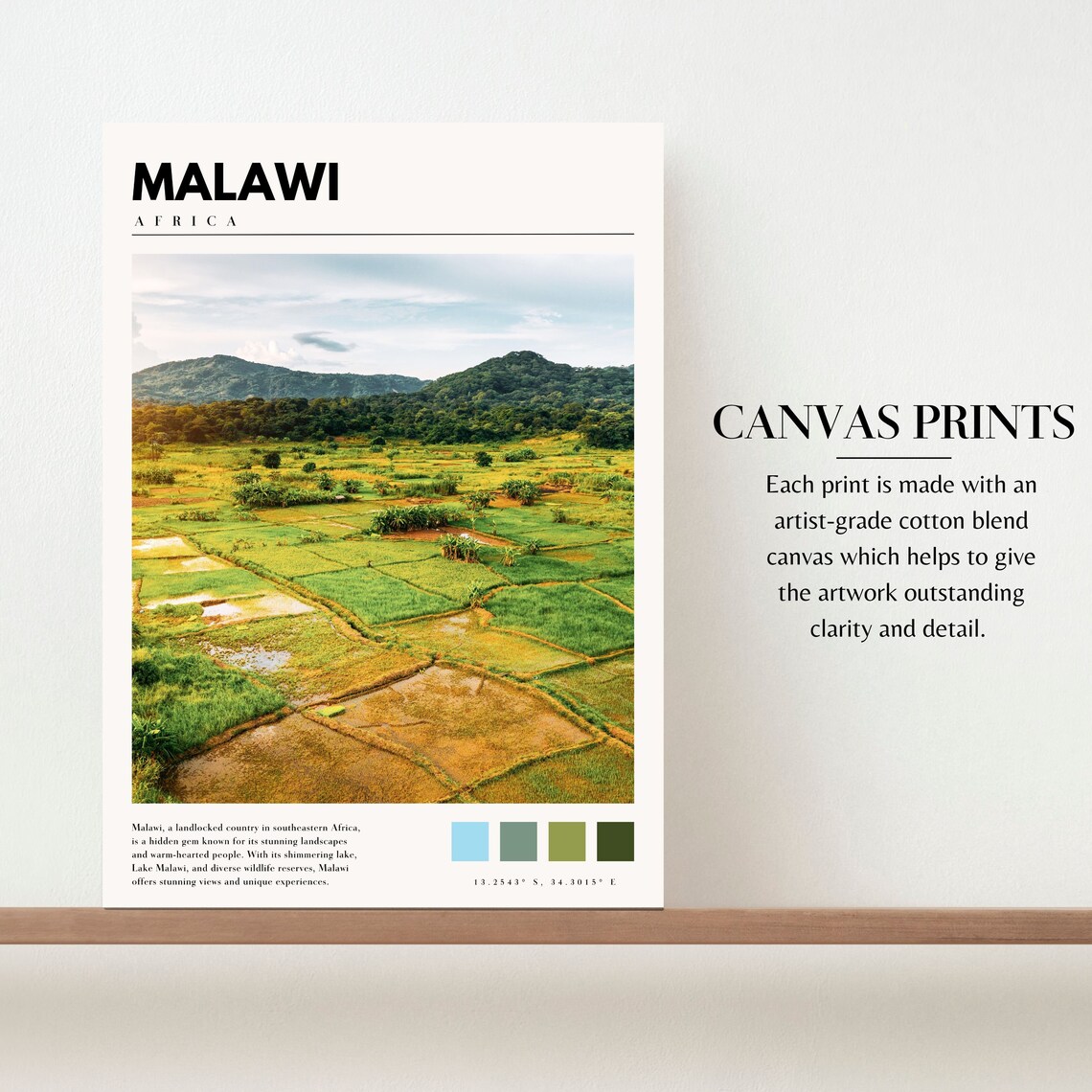 Malawi Print Malawi Africa Poster Malawi Wall Art Malawi Artwork Malawi Photo P 080 - Image 2