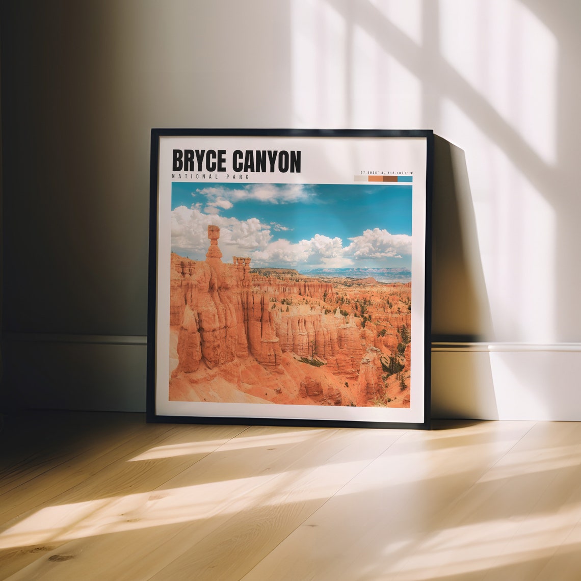 Bryce Canyon National Park Hoodoos Orange Rock Amphitheater Poster - Image 3