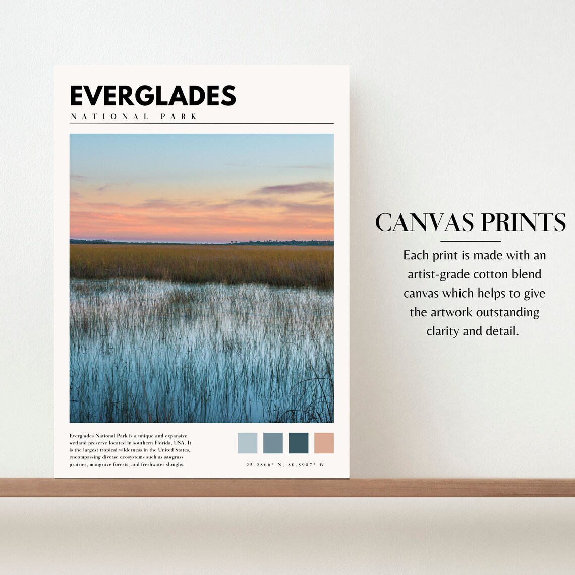 Florida Everglades National Park Travel Poster - Image 2
