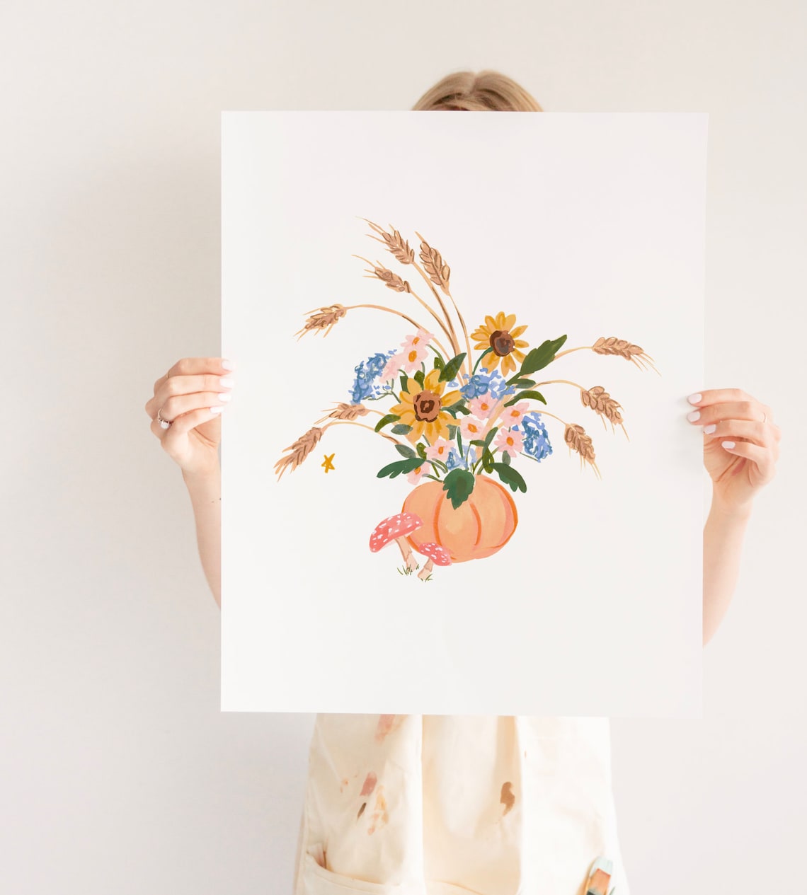 Fall Floral Arrangement Botanical Art Print - Image 4