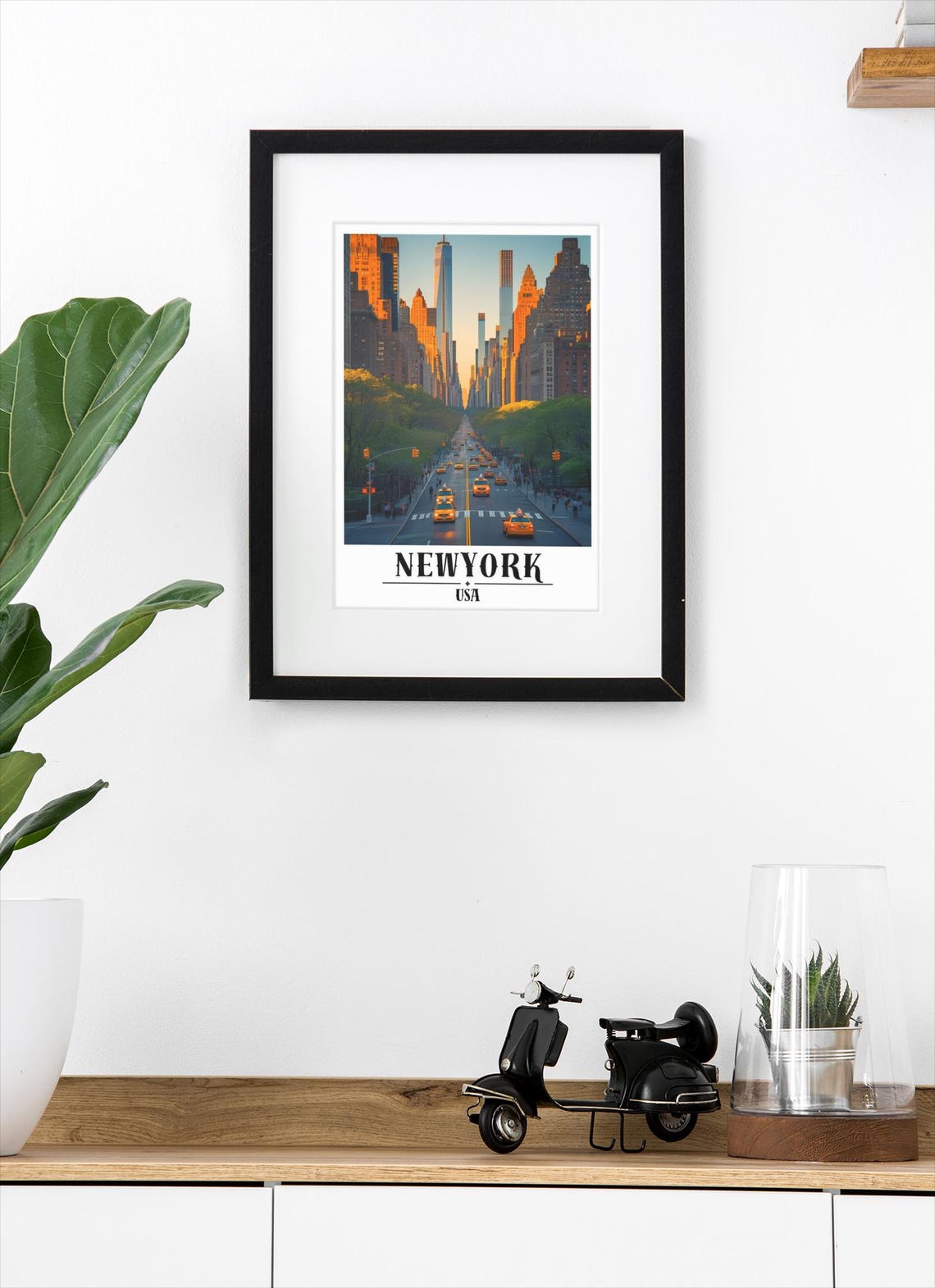 New York City Travel Poster Nyc Wall Art New York City Print Nyc Travel Poster New York City Wall Art New York City Home Decor Nyc Art - Image 3