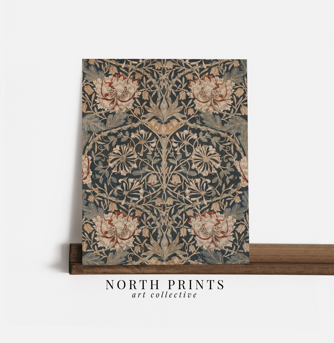 Botanical Pattern Tapestry, Vintage Art Print - Image 4