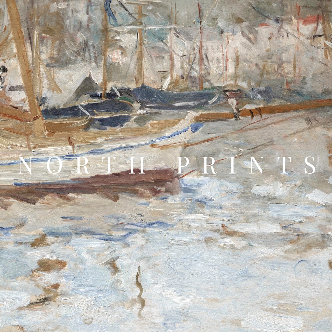 Sailboat Painting, Neutral Nautical Lake House Art Print - Image 3