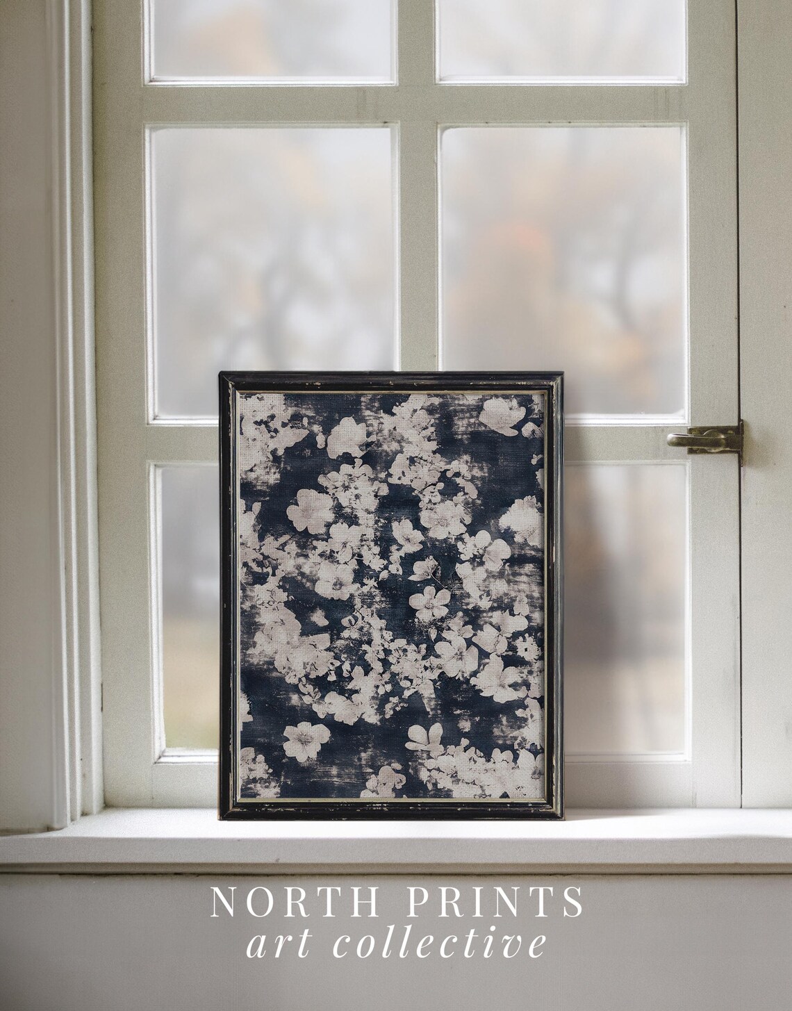 Abstract Botanical Pattern Art Print, Modern Floral - Image 2