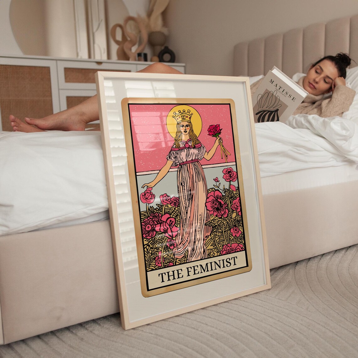 Feminist Tarot Poster, Spiritual Wall Art - Image 2