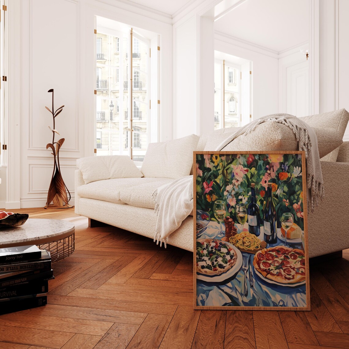 Italian Dining Mediterranean Vintage Kitchen Poster Print - Image 4