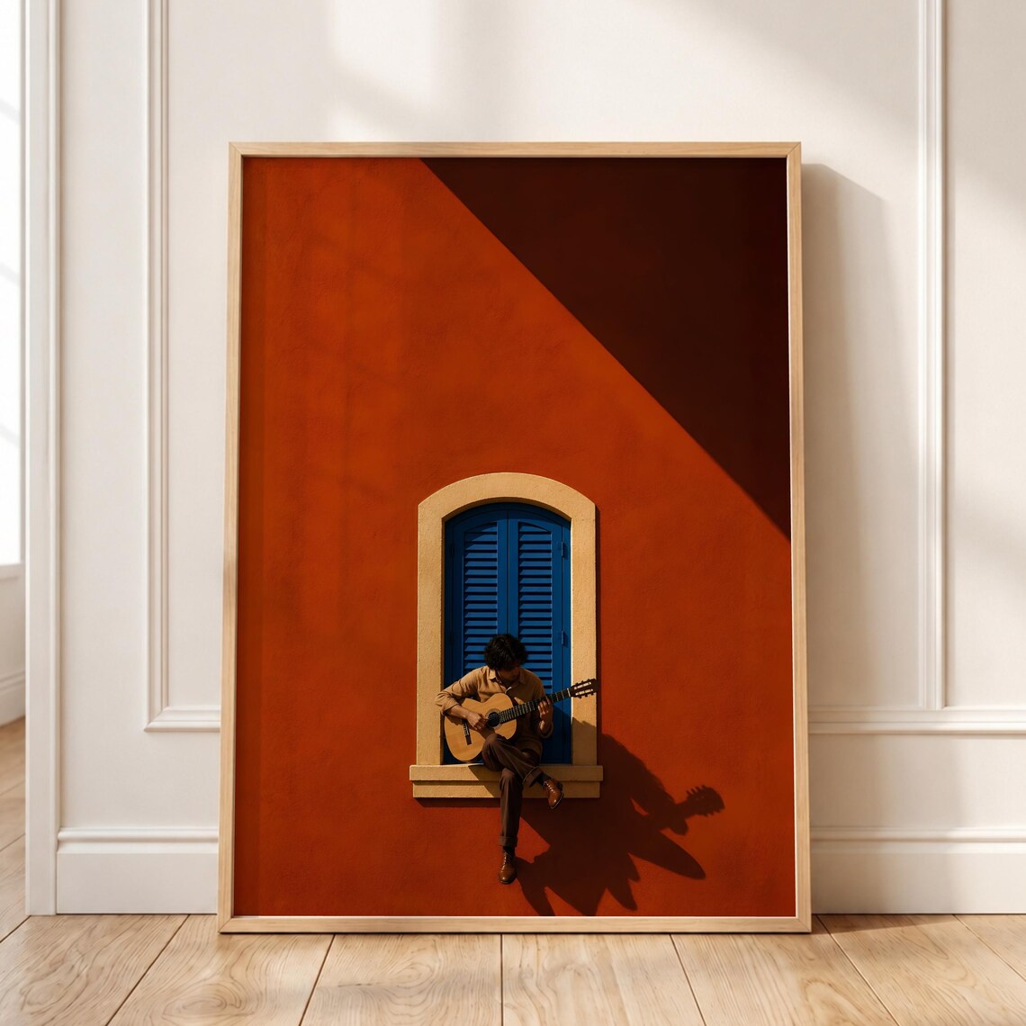 Guitarist Wall Art, Spanish Style Poster