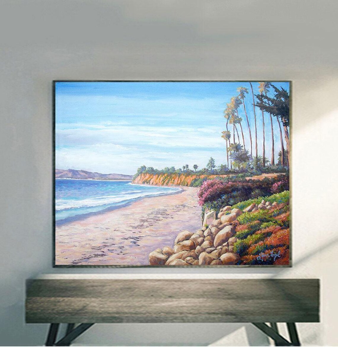 Butterfly Beach Santa Barbara, Montecito Art Print