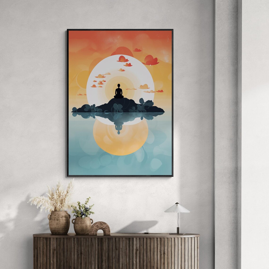 Zen Meditation Art, Minimalist Spiritual Decor - Image 5