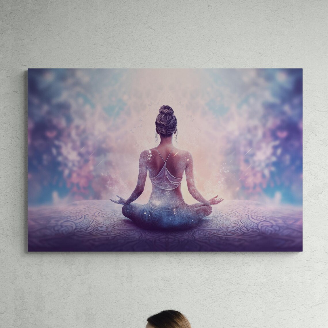 Meditation Art Print, Spiritual Yoga Wall Decor - Image 5
