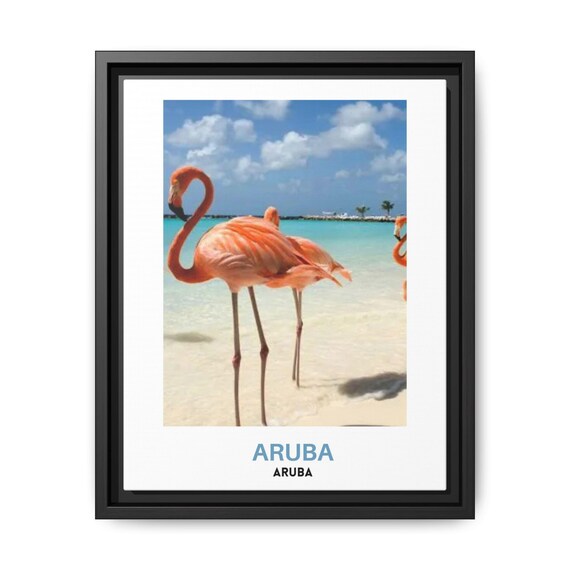 Real Photo Aruba Print Wall Art Poster Decor Caribbean