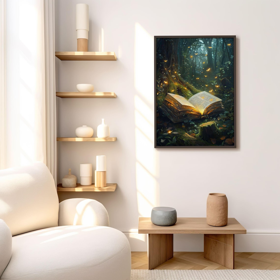 Enchanted Forest Book Art Print, Whimsical Decor - Image 7