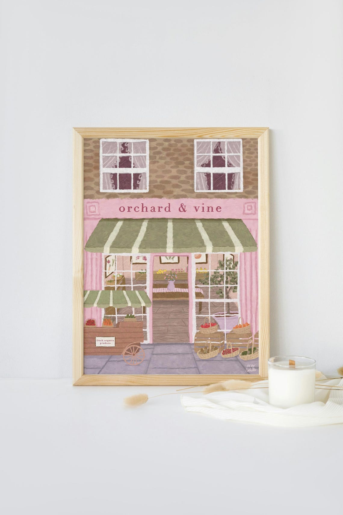 Fruit And Veg Store Print, Kitchen Wall Art