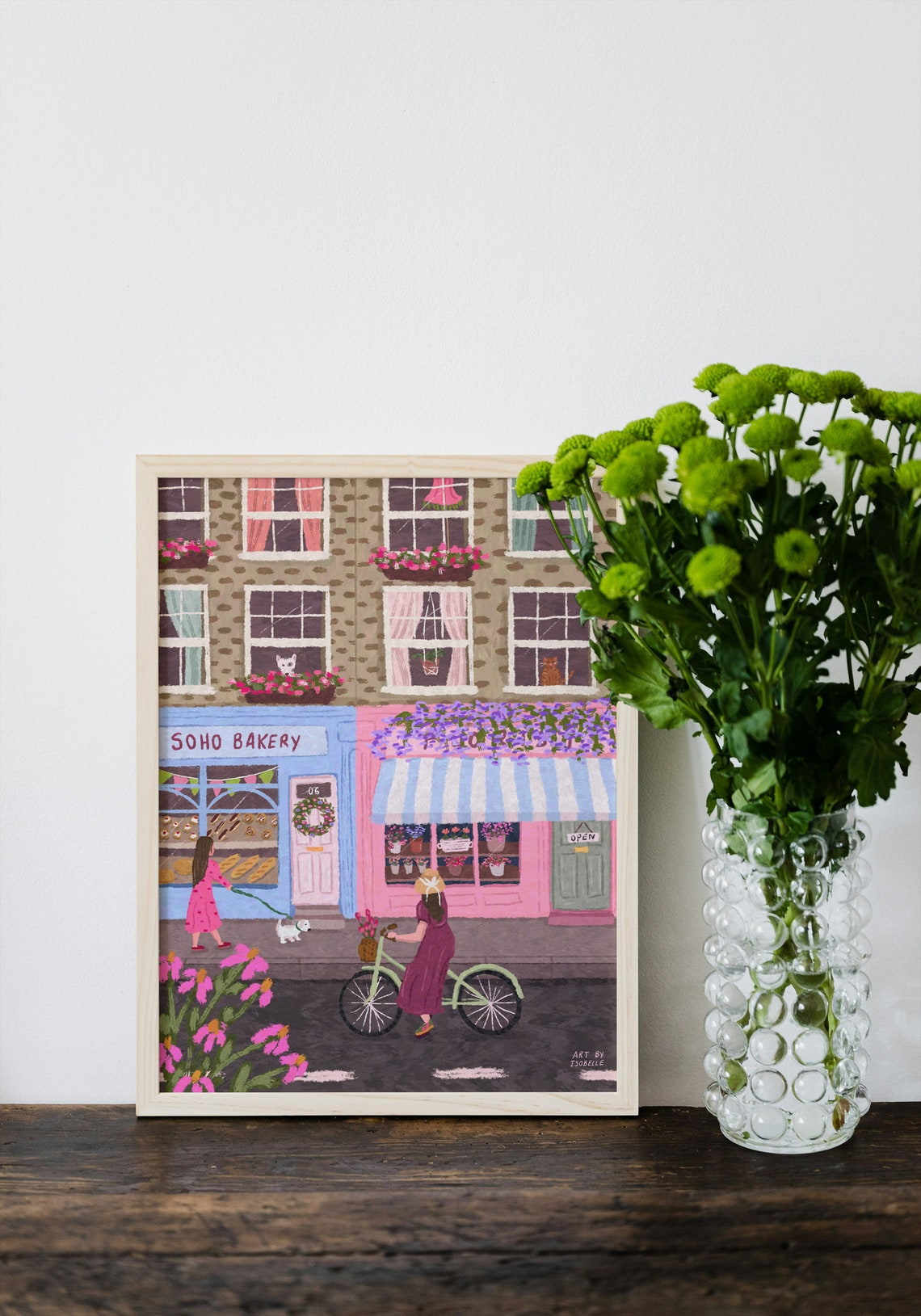 Soho Street Art Print, London Illustration - Image 6