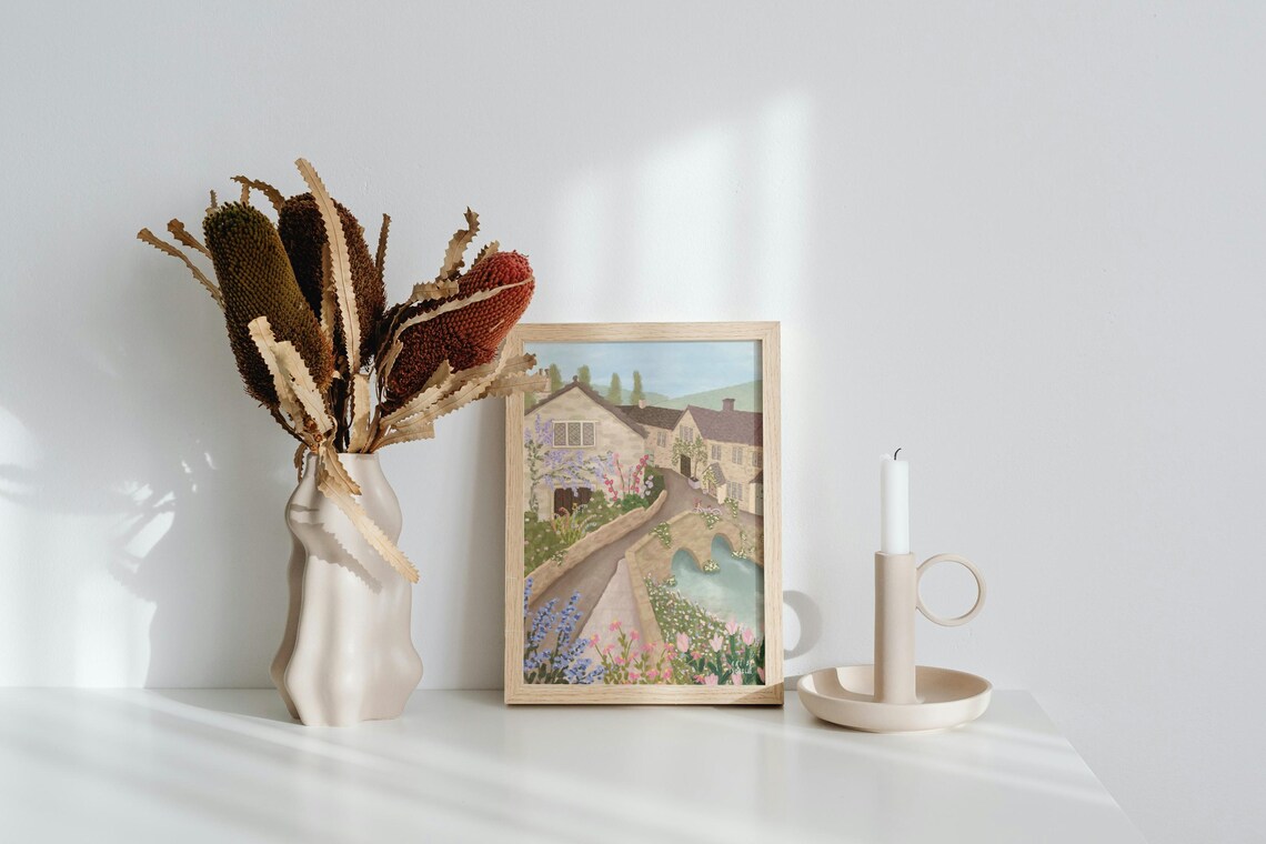 Castle Combe, Cotswold England Travel Poster - Image 4