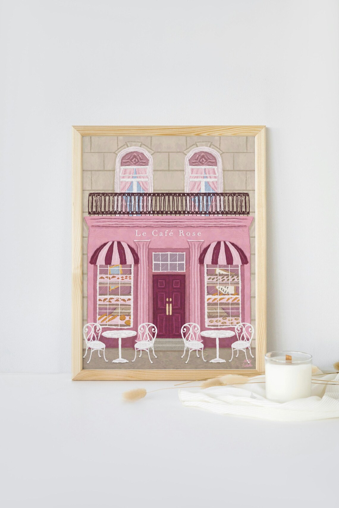 Parisian Caf, French Café Poster Print