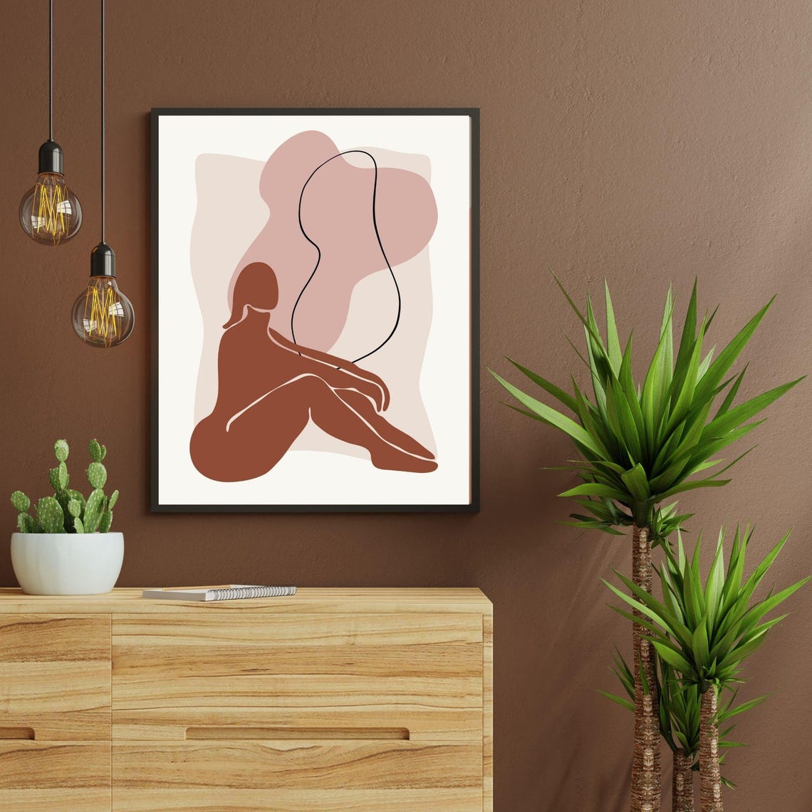 Matisse Boho Woman Art Elegance Meets Minimalism Wall Art Feminine Wall Poster Room Wall Art Office Decor - Image 7