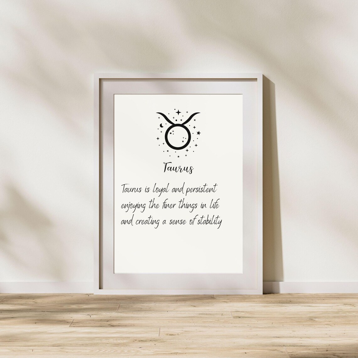 Taurus Zodiac Sign, Minimalist Art Print - Image 4