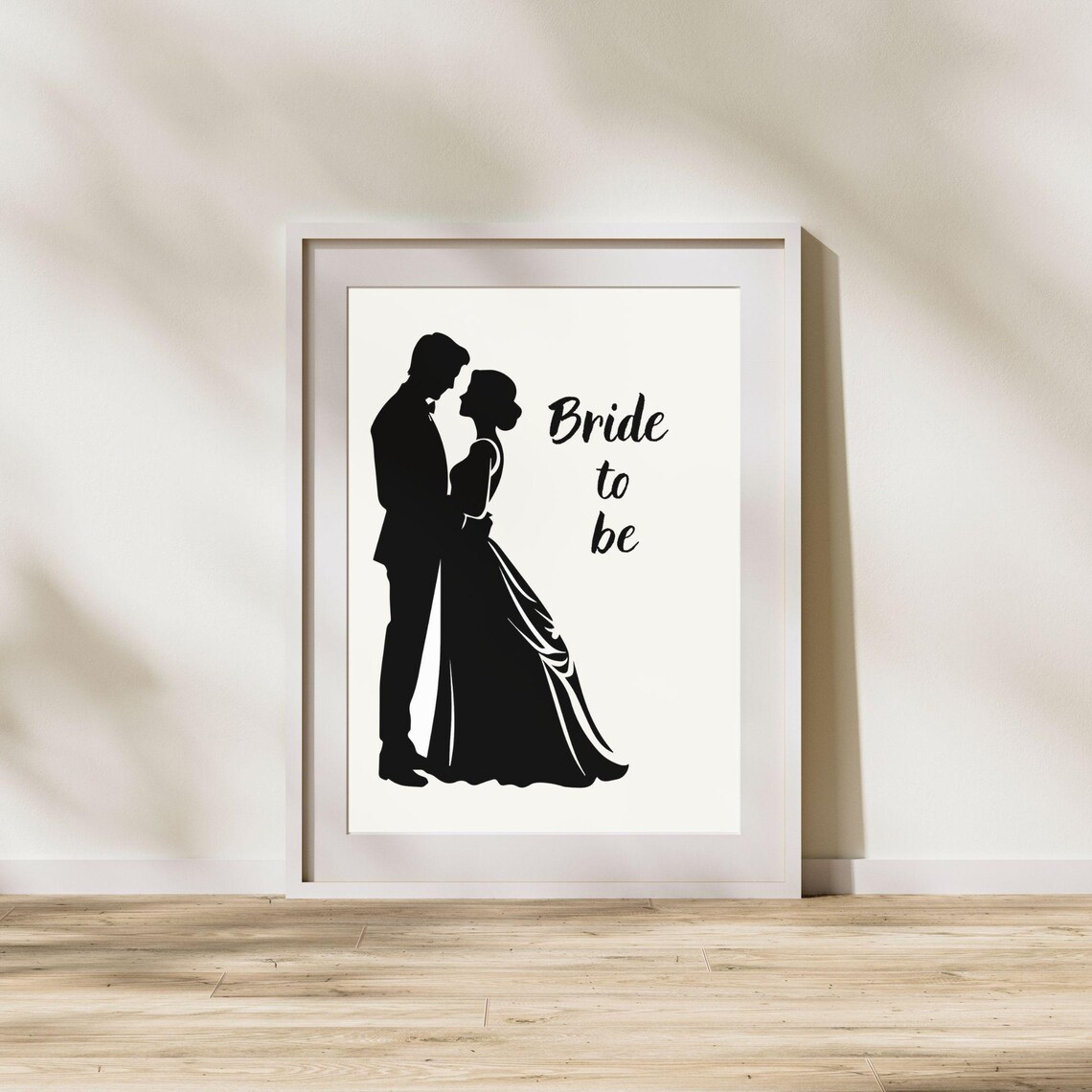 Bride To Be Romantic Couple Minimalist Art Print - Image 5