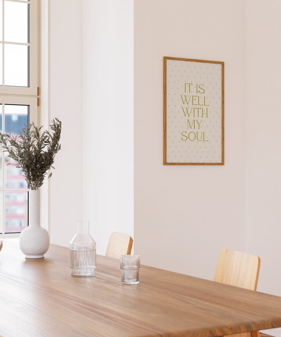 It Is Well With My Soul Minimalist Christian Print - Image 3