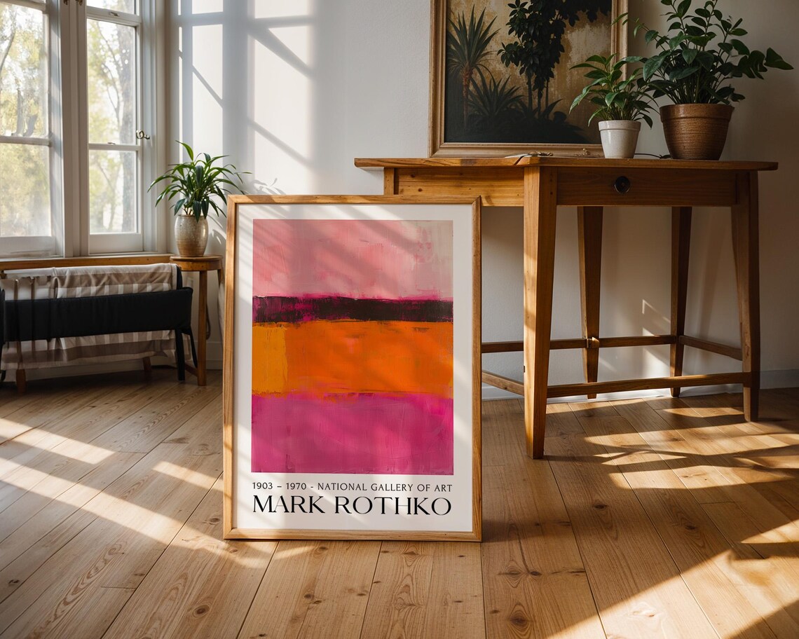 Mark Rothko Poster, Gallery Wall Art Print for Living Room - Image 2